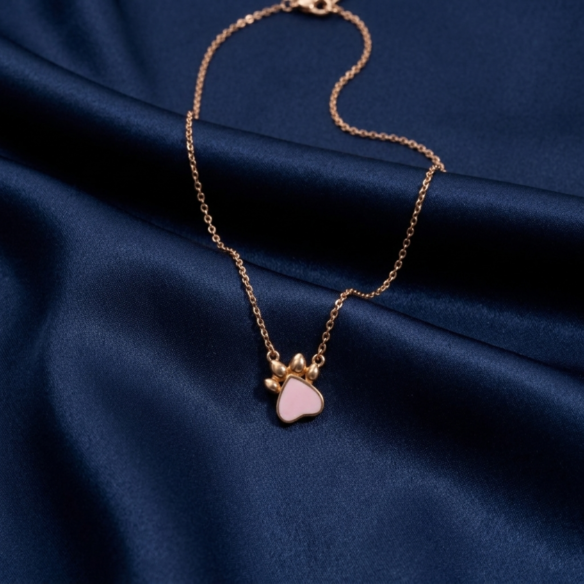 Blush Hamsa Chain